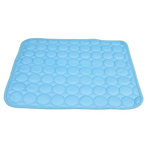 ROMISBABA Haustiermatte haustierbett pet Bed Haustierkühlungsbett hundematte kühlend hundebetten Hundecamping Träger Welpe katzenbett kühlendes Ruhekissen geschmeidige Katzenmatte Tuch Blue von ROMISBABA