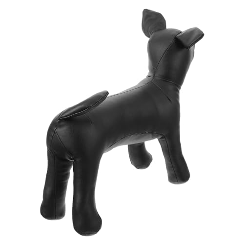 ROMISBABA Haustiermodell Hundestatuen Schaufensterpuppe Hundesitterpuppe Hunde Schaufensterpuppe Kleiderständer Für Hunde Schaufensterpuppe Für Hundekleidung Nähendes Hundemodell Black von ROMISBABA