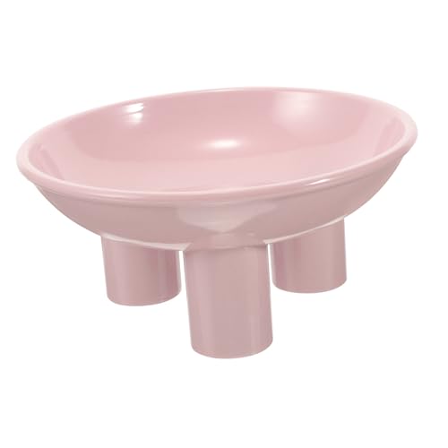 ROMISBABA Haustiernapf pet Water Bowl pet Bowl katzenschalen Katzenfutternapf katzennapf personalisiert geneigte Futternäpfe für Katzen Katzennapf angehoben Erhöhter Katzennapf Plastik Rosa von ROMISBABA