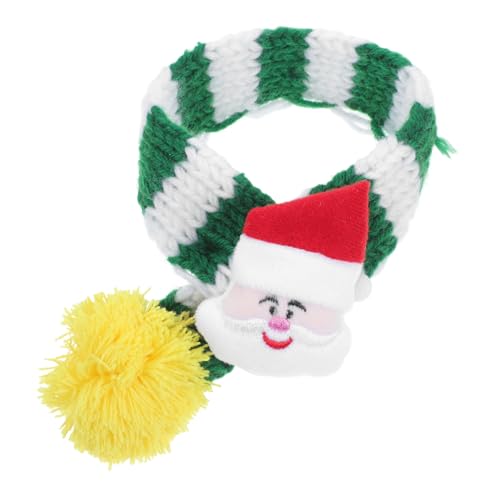 ROMISBABA Haustierschal Katze Weihnachtsschal Hund Weihnachtsstrickschal Weihnachtshundeschal Hundestrickschal Strickschal Für Hunde Haustier Dekoratives Accessoire Haustierschal von ROMISBABA