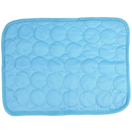 ROMISBABA Hund Coole Matte Kühlmatten Hunde-PIPI-Pads Eismatte Für Haustiere Menschliches Hundebett Kühldecke Eisweste Für Hunde wasserdichte Hundedecke Welpenunterlagen Hundekäfig Auto Blue von ROMISBABA