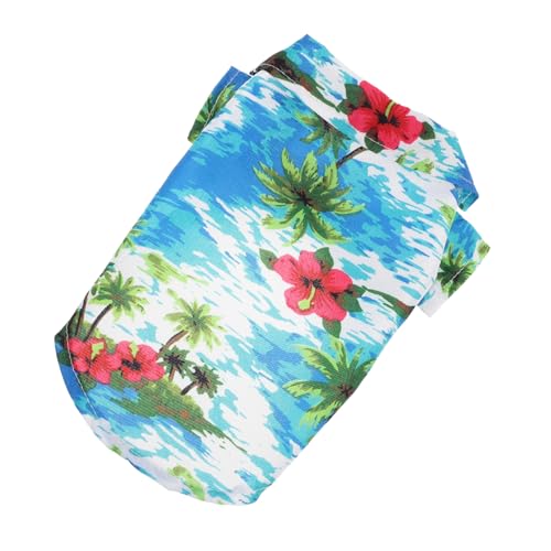 ROMISBABA Hundebekleidung Haustier-T-Shirt im Hawaii-Stil atmungsaktiv und cool Welpen-Sommer-Outfit Größe: Small ROMISBABA Hundebekleidung Haustier-T-Shirt im Hawaii-Stil atmungsaktiv und cool Welpen-Sommer-Outfit Größe: Small von ROMISBABA