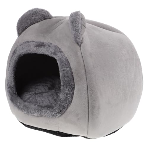 ROMISBABA Dickes Katzenbett Warmer Katzenschlafsack Katzenhaus für Katzen im Innen- und Außenbereich Kätzchenhöhlenbett von ROMISBABA