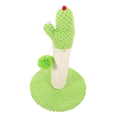 ROMISBABA Klettergerüst Für Katzen Kratzstange Kletterbaum Für Katzen Baumkratzbaum Für Katzen Bequemer Katzenkratzbaum Entzückender Kätzchenkratzer Bodenkratzbaum Light Green Plüsch von ROMISBABA