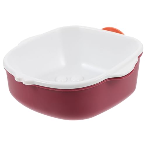 ROMISBABA Slow-Food-Bowl Langsame Futternapf Langsame Schüssel Für Hunde Hundefutter Lebensmittelspielzeug Futterspender Für Hundezwinger Futterspender Für Haustiere Weiß Plastik von ROMISBABA