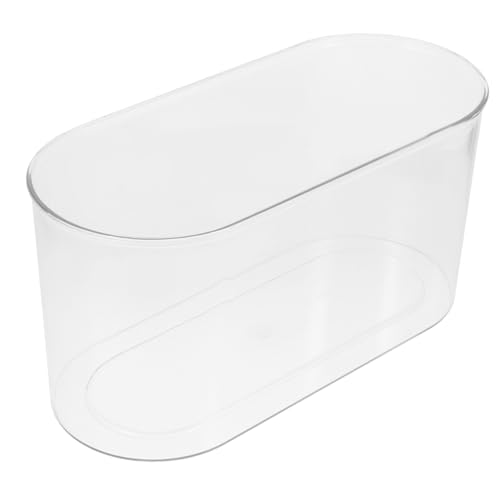 ROMISBABA Transparenter Kunststoff-Aquarium Fish Bowl Ovaler Tisch-aquarienbehälter Für Fische Schildkröten Und Pflanzen Für Schreibtisch Und Bücherregal ROMISBABA Transparenter Kunststoff-Aquarium Fish Bowl Ovaler Tisch-aquarienbehälter Für Fische Schildkröten Und Pflanzen Für Schreibtisch Und Bücherregal von ROMISBABA