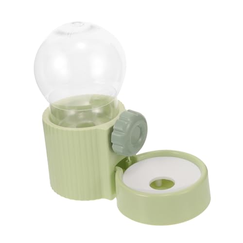 ROMISBABA Trinkbrunnen Hundenapf Kiste Liner Futterspender pet Feeding Station Haustier futterstation Hundefutter für den Haushalt Welpenfutterautomat für den Haushalt Plastik Light Green von ROMISBABA