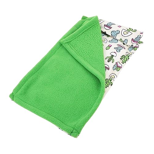 ROMISBABA Warmer Schlafsack für Haustiere Bequeme Reptilienmatte Schlafdecke für Reptilien Schlafplatz für Reptilien Kriechtier Schlafplatz Haustiermatte mit Kissen Schlafsack aus Eidechse von ROMISBABA