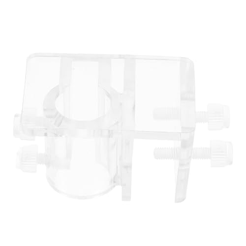 ROMISBABA Wasserrohrschelle Für Aquarien Aquariumhalterung Werkzeughalter Für Aquarien Befestigungsklemme Für Aquarienwasserrohre Aquarium Dosierpumpe Clips Für Wassereimer Acryl Transparent von ROMISBABA