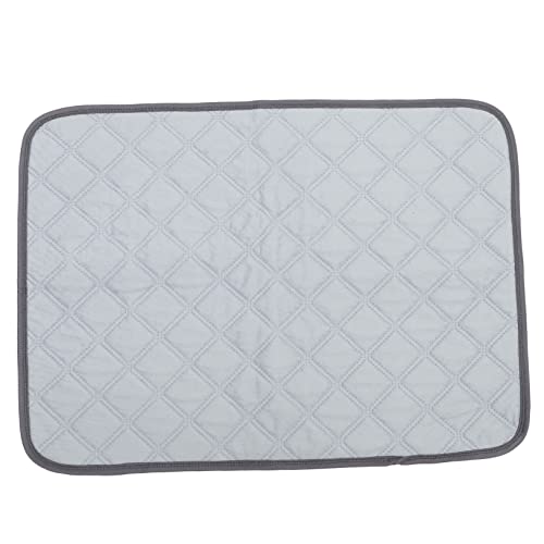 ROMISBABA wasserdichte Matte Für Haustiere Käfigeinlage Für Kaninchen Waschbare Hamstereinstreu Einstreu Für Kleintiere Haustier-PIPI-pad Guinea-bettwäsche Häschen-Liner Light Grey Polyester von ROMISBABA