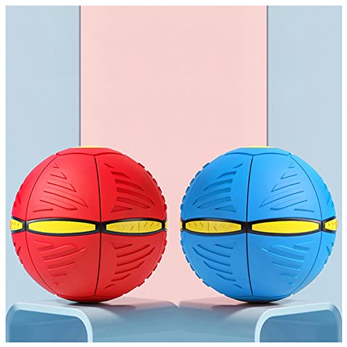 ROMOZ Magic Frisbee Ball, Hundeball Groß Magisch Verformbar Hundespielzeug Ball, Kreatives Dekompressionsball FüR Den AußEnbereich,2PCS von ROMOZ