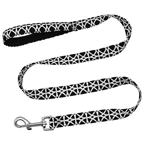 Seil Druck-Haustier-Hundeleine Aus Nylon Hundeleine Seil Small Medium Blei for Hunde-Katze-Welpen 120cm Weiche Atmungsaktive Chihuahua Gehen Leads (Color : Black, Size : 120cm) von ROTAKUMA