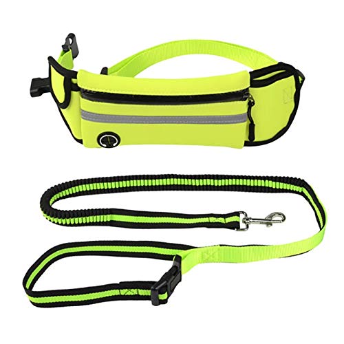 Seil Haustier Hund Elastischer Gürtel Lauf Leine Gesetzt Hands Free Hundeleinen Halsband Haustier Zubehör Welpen-Hundegeschirr Leine for Haustier (Color : Combination, Size : One Size) von ROTAKUMA