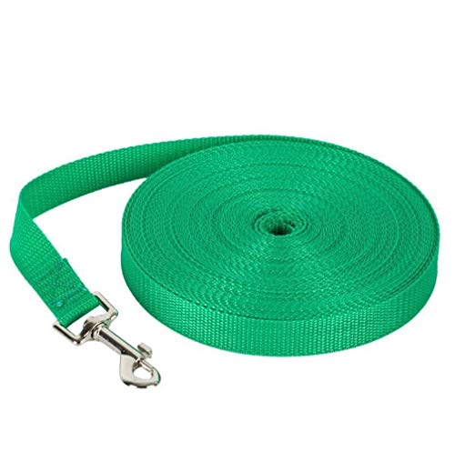 Seil Haustier-Hundeleine-Leine for Hunde Katzen Nylon-Weg-Hundeleine Ausgewählte Größe 1.5M 1.8M 3M 6M 10M Outdoor-Security Training Hundegeschirr (Color : Green, Size : 1.8m) von ROTAKUMA