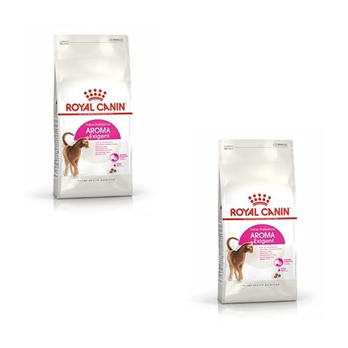 ROYAL CANIN Aroma Exigent | Doppelpack | 2 x 400 g | Alleinfuttermittel für besonders wählerische Katzen | Ab dem 12. Monat | Kann dabei helfen die Harnwegsfunktion zu unterstützen von ROYAL CANIN