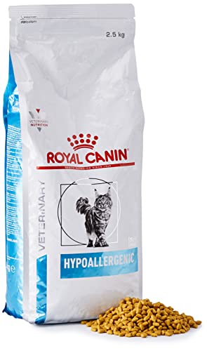 Royal Canin Veterinary Hypoallergenic | 2,5 kg | Diät-Alleinfuttermittel für ausgewachsene Katzen | Zur Minderung von Allergien und Nährstoffintoleranzerscheinungen von ROYAL CANIN