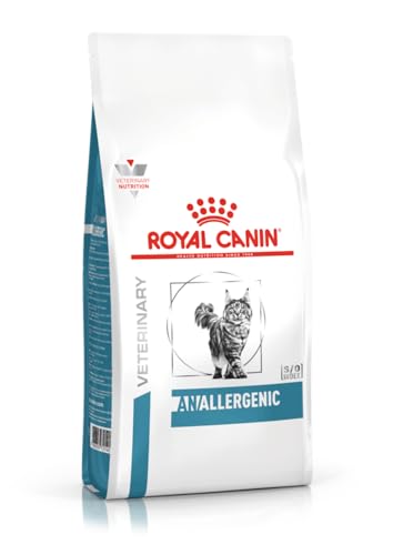 Royal Canin Veterinary Anallergenic für Katzen | 4 kg | Trockennahrung | Diät-Alleinfuttermittel für ausgewachsene Katzen | Stark hydrolysiertes Protein von ROYAL CANIN