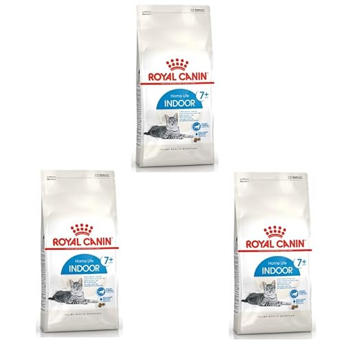 Royal Canin Indoor 7+ | 3er Pack | 3 x 400 g | Alleinfuttermittel speziell für ältere Katzen die im Haus Leben | kann die Nieren- und Harnwegsfunktion unterstützen Royal Canin Indoor 7+ | 3er Pack | 3 x 400 g | Alleinfuttermittel speziell für ältere Katzen die im Haus Leben | kann die Nieren- und Harnwegsfunktion unterstützen von ROYAL CANIN