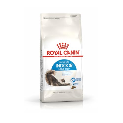 Royal Canin Indoor Long Hair | 400 g | Trockenfutter für ausgewachsene Langhaarkatzen | Für Katzen, die im Haus Leben | Vom 1. bis zum 7. Lebensjahr geeignet von ROYAL CANIN