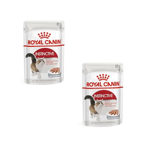 Royal Canin Instinctive Mousse | Doppelpack | 2 x 12 x 85 g | Alleinfuttermittel für ausgewachsene Katzen ab dem 12. Monat | Kann dabei helfen die Harnwegsgesundheit zu erhalten von ROYAL CANIN