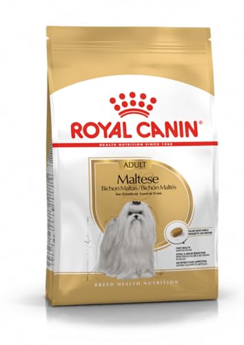 Royal Canin Maltese Adult | 500g | Alleinfuttermittel für Hunde | Speziell für ausgewachsene und ältere Malteser | Ab dem 10. Monat | Mit essentiellen Omega 3-Fettsäuren von ROYAL CANIN