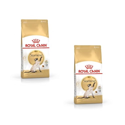 Royal Canin Siamese Adult | Doppelpack | 2 x 400 g | Alleinfuttermittel für ausgewachsene Siamkatzen | Ab dem 12. Monat | Kann dabei helfen die Harnwegsfunktion zu unterstützen von ROYAL CANIN