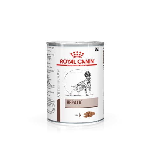 ROYAL CANIN Veterinary HEPATIC Mousse | 12 x 420 g | Diät-Alleinfuttermittel für ausgewachsene Hunde | Kann dabei helfen die Leberfunktion bei chronischer Leberinsuffizienz zu unterstützen von ROYAL CANIN