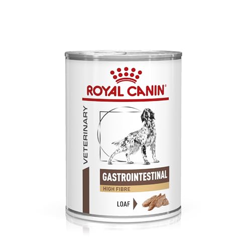 ROYAL CANIN Veterinary Gastrointestinal High Fibre Mousse | 12 x 410 g | Diät-Alleinfuttermittel für Adulte Hunde | Zur Unterstützung Einer gesunden Verdauung | Mit Nahrungsfasern von ROYAL CANIN