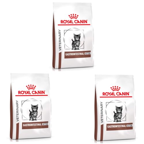 Royal Canin Veterinary Gastrointestinal Kitten Feline | 3er Pack | 3 x 400 g | Diät-Alleinfuttermittel für Kätzchen | Kann dabei helfen den Gastrointestinaltrakt zu unterstützen von ROYAL CANIN