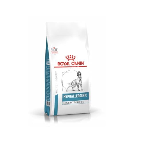 ROYAL CANIN Veterinary HYPOALLERGENIC MODERATE CALORIE | 1,5 kg | Diät-Alleinfuttermittel für Hunde | Zur Minderung von Ausgangserzeugnis-und Nährstoffintoleranzerscheinungen von ROYAL CANIN