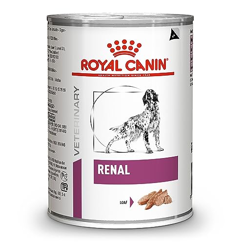 ROYAL CANIN Veterinary Renal Mousse | 12 x 410 g | Diät-Alleinfuttermittel für ausgewachsene Hunde | Zur Unterstützung der Nierenfunktion bei chronischer Niereninsuffizienz von ROYAL CANIN