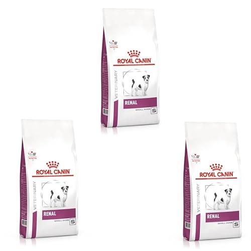 ROYAL CANIN Veterinary Renal Small Dogs | 3er Pack | 3 x 500 g | Diät-Alleinfuttermittel für ausgewachsene Hunde | Kann zur Unterstützung der Nierenfunktion beitragen von ROYAL CANIN