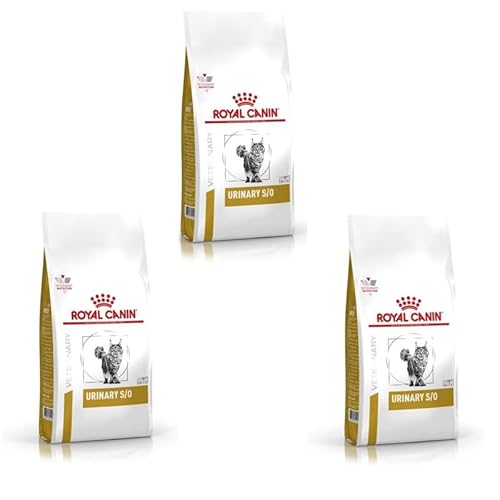 Royal Canin Veterinary Urinary S/O | 3er Pack | 3 x 400 g | Trockenfutter für Katzen | Zur Unterstützung der Harnwege | Bei Struvitkristallen | Reduzierter Magnesiumgehalt von ROYAL CANIN