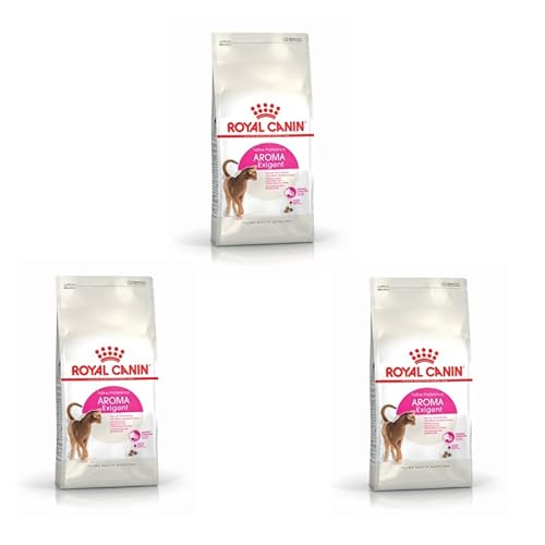 Royal Canin Aroma Exigent | 3er Pack | 3 x 400 g | Alleinfuttermittel für besonders wählerische Katzen | Ab dem 12. Monat | Kann dabei helfen die Harnwegsfunktion zu unterstützen von ROYAL CANIN