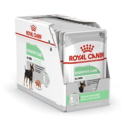 Royal Canin Digestive Care | 12 x 85 g | Nassfutter für ausgewachsene Hunde | Ab dem 10. Lebensmonat | Für Hunde mit empfindlicher Verdauung geeignet von ROYAL CANIN