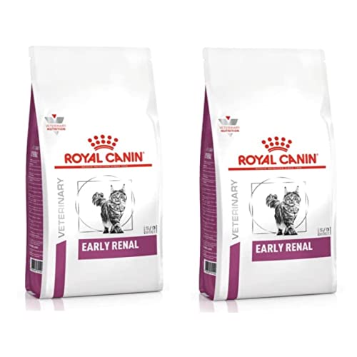 Royal Canin Veterinary Early RENAL | Doppelpack | 2 x 400g | Trockenfutter für Katzen | Kann zur Unterstützung der Nierenfunktion bei chronischer Niereninsuffizienz beitragen von ROYAL CANIN