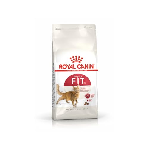 Royal Canin FIT 32 Pienso seco para gatos activos | 2 kg | Alimento completo para gatos adultos | Para apoyar el peso y la formación de bolas de pelo von ROYAL CANIN