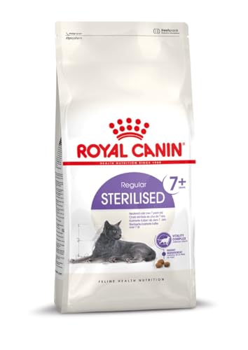 Royal Canin Regular STERILISED 7+ | 400 g | Alleinfuttermittel für sterilisierte Katzen | Kann zur Unterstützung der Nieren- und Harnfunktion beitragen | Vitalitätskomplex von ROYAL CANIN