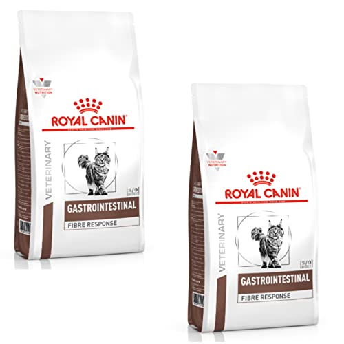 Royal Canin Gastrointestinal Fibre Response | Doppelpack | 2 x 400 g | Trockenfutter für ausgewachsene Katzen | Zur Unterstützung der Verdauung | Angepasster Energiegehalt von ROYAL CANIN