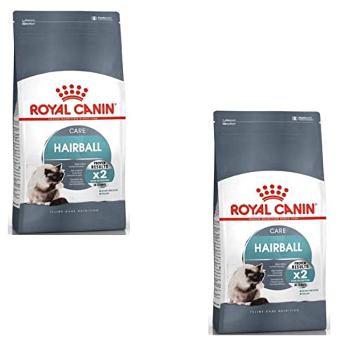 Royal Canin Hairball Care | Doppelpack | 2 x 400 g | Trockenfutter für ausgewachsene Katzen | Empfohlen für Reduzierung von Haarballen | Zur Stimulierung der Darmpassage von ROYAL CANIN