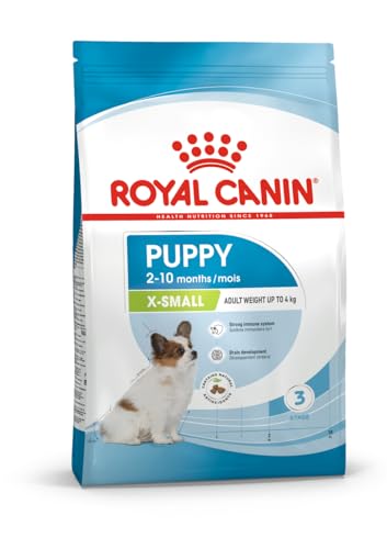 Royal Canin X-SMALL Puppy | 1,5 kg | Trockenfutter für Welpen sehr kleiner Hunderassen | Kann zur normalen Funktion des Immunsystems beitragen | Mit Omega-3 von ROYAL CANIN