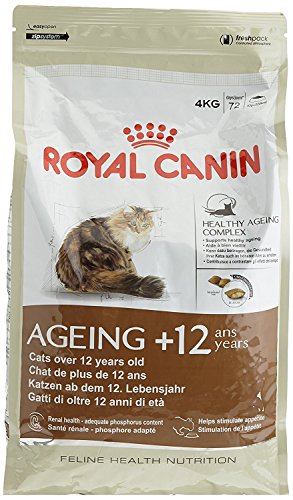 Royal Canin Katzenfutter Ageing + 12, 4 kg, 1er Pack (1 x 4 kg) von ROYAL CANIN