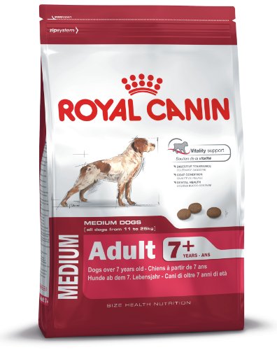 Royal Canin Medium Adult, 7+, 15 kg, 1er Pack (1 x 15 kg Packung), Hundefutter von ROYAL CANIN