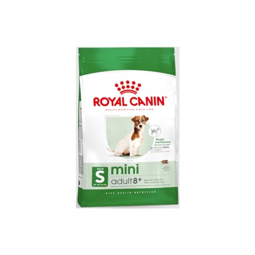 ROYAL CANIN Mini Adult 8+ Trockennahrung | 2 kg | Alleinfuttermittel für kleine Hunde bis 10 kg | Ab dem 8. Lebensjahr | Zur Unterstützung der Vitalität | Angepasster Energiegehalt von ROYAL CANIN