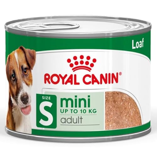 Royal Canin Mini Adult Mousse | 12 x 195 g | Alleinfuttermittel für ausgewachsene kleine Hunde | Vom 10. Monat bis zum 8. Lebensjahr | Kann die Gesundheit ihres Hundes fördern von ROYAL CANIN