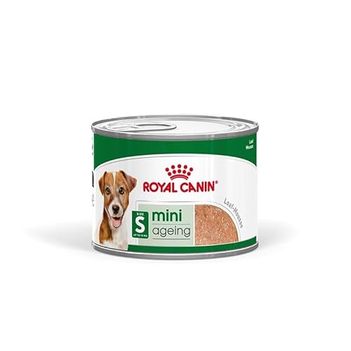 Royal Canin Mini Ageing 12+ | 12 x 195 g | Alleinfuttermittel für kleine ältere und Senior Hunde (bis zu 10 kg) | Ab dem 8. Lebensjahr | Kann die Gesundheit ihres Hundes fördern von ROYAL CANIN