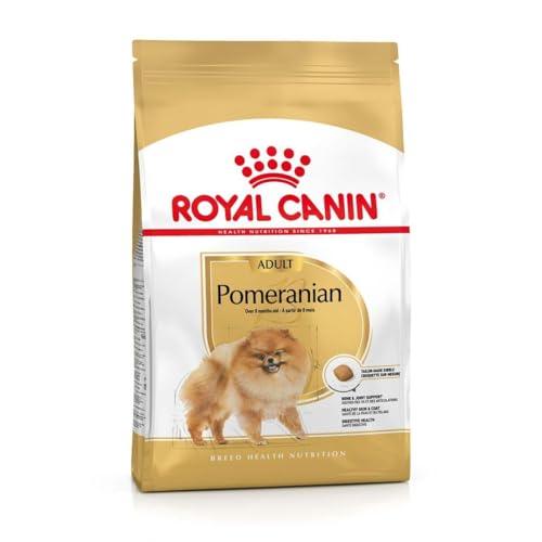 Royal Canin Pomeranian Adult | 3 kg | Alleinfutter für Hunde | Trockenfutter für Erwachsene und Senioren | ab dem 8. Monat | angepasster Mineralgehalt von ROYAL CANIN