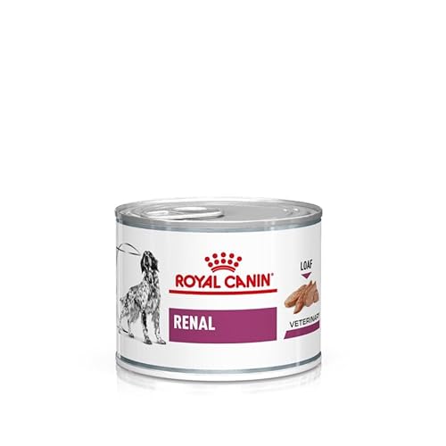 Royal Canin Veterinary Renal | 12 x 200 g | Natürliches Diätfutter für ausgewachsene Hunde | Kann die Nierenfunktion bei chronischer Niereninsuffizienz unterstützen | Mousse von ROYAL CANIN