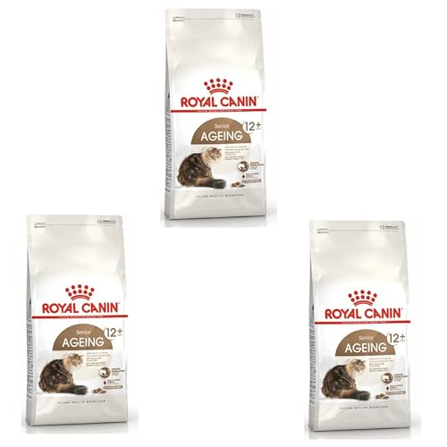 ROYAL CANIN Senior AGEING 12+ | 3er Pack | 3 x 400 g | Alleinfuttermittel für Senior Katzen ab dem 12. Lebensjahr | Kann dazu beitragen die Harnwegsfunktion zu unterstützen von ROYAL CANIN