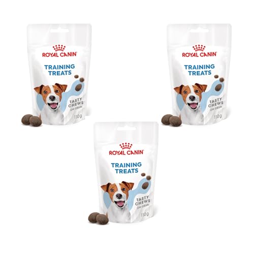 Royal Canin Trainings Treats | 3er Pack | 3 x 110 g | Snacks für Hunde Aller Größen & Rassen | Im praktischen wiederverschließbaren Beutel | Ab dem 6. Lebensmonat | Mit Geflügel von ROYAL CANIN